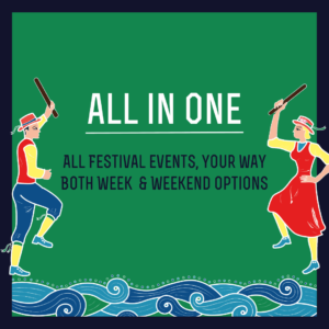 Hyperlink. Click to buy All In One Festival tickets. All Festival events, your way. Both week and weekend options available.