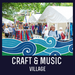 Hyperlink. Click to find out about the Craft and music village at Blackmore Gardens.